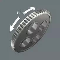 wera zyklop 1 - Įrankių komplektas Wera 8009 Zyklop Pocket Set 4; 3/8''-1/4''; 27 vnt. - 2 nuotrauka