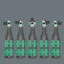 wera zyklop 1 - Įrankių komplektas Wera 8009 Zyklop Pocket Set 4; 3/8''-1/4''; 27 vnt. - 4 nuotrauka