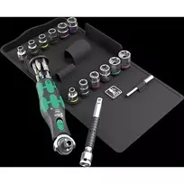 wera zyklop 1 - Įrankių komplektas Wera 8009 Zyklop Pocket Set 4; 3/8''-1/4''; 27 vnt. - 9 nuotrauka