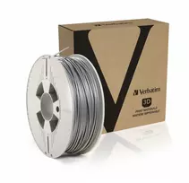 abs filament - Verbatim ABS 2.85mm 1kg Silver - 2 nuotrauka
