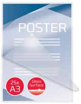 laminavimo aparatas - Laminavimo vokeliai GBC, A3, 125 mik., blizgūs, 25 vnt. - 2 nuotrauka