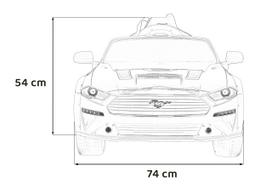 elektromobilis ford - Elektromobilis "Ford Mustang GT", raudonas - 2 nuotrauka