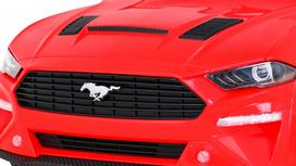 elektromobilis ford - Elektromobilis "Ford Mustang GT", raudonas - 7 nuotrauka