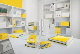 stapleris - Leitz NeXXt 55021016, 30 sheets, Yellow, P3 24/6 (100 ST) oder 26/6 (140 ST), Metal, Plastic, Top, 42 mm - 2 nuotrauka