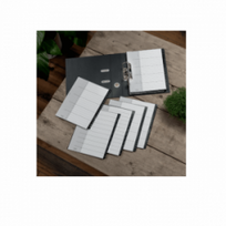 plastikas lapai - Skiriamieji lapai Leitz Recycle, 1-12, A4 MAXI, PP, juodos salvos - 3 nuotrauka