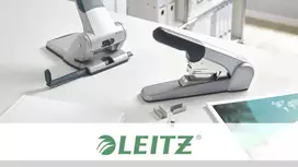 segiklis - Segiklis Leitz 5552, pilkas, iki 60 lapų, sąsagėlės 25/10  1102-127 - 3 nuotrauka
