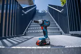pakrovejas 18v - Smūginis veržliasukis Bosch GDS 18V-330 HC Professional; 18 V (be akumuliatoriaus ir pakrovėjo) - 3 nuotrauka