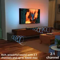 philips 2 1 soundbar - Philips TAB6100/10 - 3 nuotrauka