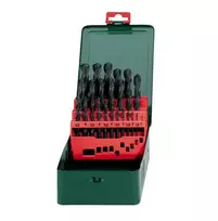 metalo graztai 25 mm - Grąžtų rinkinys metalui HSS-R 25 vnt., Metabo - 2 nuotrauka