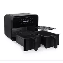 karsto oro gruzdintuve - Princess Double Basket Airfryer 182068 Black 2400 W - 4 nuotrauka