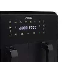 karsto oro gruzdintuve - Princess Double Basket Airfryer 182068 Black 2400 W - 5 nuotrauka