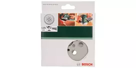 slifavimo diskas 125 mm - Šlifavimo padas ekscentr. Šlifuokliui Bosch; 125 mm; minkštas - 2 nuotrauka