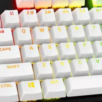 hyperx keycaps - HyperX Full key Set Keycaps PBT, white - Keycaps - 3 nuotrauka