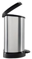 siuksliadeze curver deco bin - Šiukšliadėžė „Curver“ 9090 / R051384, 20 l, metalinė - 5 nuotrauka