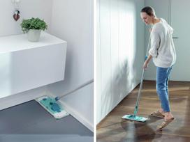 teleskopinis kotas - Leifheit Power Clean M su teleskopine rankena, 33 cm, pilka - 2 nuotrauka