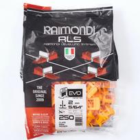 raimondu - Lyginimo sistemos apkabos, Raimondi HD, 2 mm, 3-12mm (250 vnt.) - 3 nuotrauka