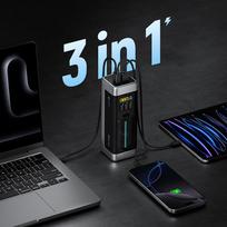 power bank - Cuktech CUK00P23GLBK, 25000mAh, 210W, juoda - 4 nuotrauka