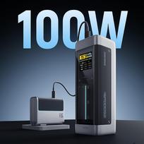power bank - Cuktech CUK00P23GLBK, 25000mAh, 210W, juoda - 6 nuotrauka