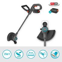 akumuliatorinis trimeris - Gardena EasyTrim 25, 18 V, (su 2.0 Ah akumuliatoriumi) - 11 nuotrauka