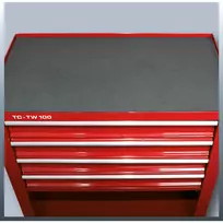 vezimelis irankiams - Einhell TC-TW 100 Įrankių vežimėlis Raudonas (Red) 4510170 - 3 nuotrauka