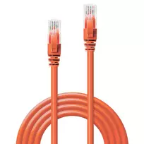 pvc tinklai - Lindy Cat.6 U/UTP PVC Network Cable 10m Orange - 2 nuotrauka