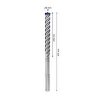sds max - Grąžtas betonui Bosch 2608900238; 24x200x320 mm; SDS-max - 6 nuotrauka