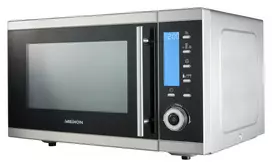 mikrobangu krosnele 900w - Medion MD 15501 Juoda (Black) 4in1, 25L - 8 nuotrauka