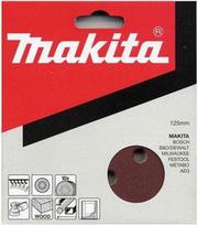 slifavimo popierius 125 - Šlifavimo popierius 125MM K120(10Vnt.) BO5021, BO5030, BO5031, BO5041, DBO180 Makita P-43577 - 3 nuotrauka