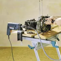stovas greztuvui - Wolfcraft 4800000 Stovas gręžtuvams / grąžto laikiklis - 3 nuotrauka