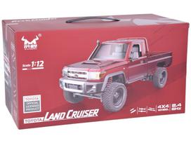 pikapas - Jokomisiada Toyota Land Cruiser 4x4 nuotoliniu būdu valdomas automobilis RC0672, Raudonas (Red) - 2 nuotrauka