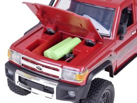 pikapas - Jokomisiada Toyota Land Cruiser 4x4 nuotoliniu būdu valdomas automobilis RC0672, Raudonas (Red) - 8 nuotrauka
