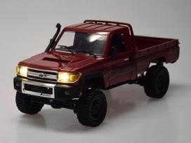 pikapas - Jokomisiada Toyota Land Cruiser 4x4 nuotoliniu būdu valdomas automobilis RC0672, Raudonas (Red) - 10 nuotrauka