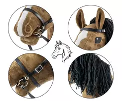 arkliukas - Hobby Horse Plus Milly Mally, rudas (Dark Brown) - 2 nuotrauka