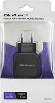 usb pakrovejas 2 - Qoltec Adapter USB x3 / Euro plug Black - 5 nuotrauka