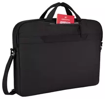 laptopo krepsiai - Case Logic 5103 Invigo Eco Laptop Attache 15.6 INVIA114 Black - 3 nuotrauka