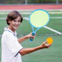 vaikiskos raketes badmintono - Malplay vaikiška mini badmintono raketė su kamuoliukų rinkiniu - 3 nuotrauka