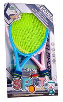 vaikiskos raketes badmintono - Malplay vaikiška mini badmintono raketė su kamuoliukų rinkiniu - 10 nuotrauka