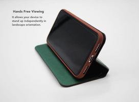 huawei p20 deklas - VixFox Smart Folio Case for Huawei P20 forest green - 4 nuotrauka