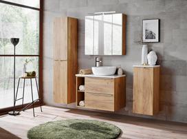 ermitazas pakabinamos spinteles - Vonios spintelė COMAD CAPRI OAK 830A FSC, ąžuolo - 2 nuotrauka
