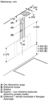gartraukis 80 cm - Bosch DWK85DK60 - 4 nuotrauka