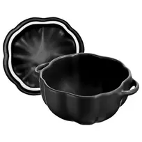 staub round cocotte - ZWILLING Pumpkin 40508-549-0, 700 ml, juodas (Black) - 4 nuotrauka
