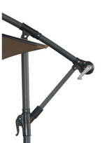 stogines - Sodo skėtis Domoletti SSAP-009, 300 cm, ruda (Brown) - 3 nuotrauka