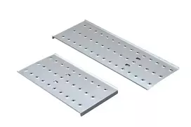 kopecios hailo - Universalios kopėčios Hailo M60, 4 x 3 pakopos, aliuminės, pilkos (Gray) - 2 nuotrauka