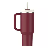 stanley quencher h2.0 flowstate tumbler - Termopuodelis Stanley The Quencher H2.0 FlowState Tumbler, 1.18 l, tamsiai raudona sp. - 3 nuotrauka