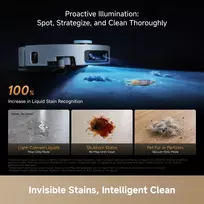 dreame dulkiu siurblys robotas - Dreame X60 Pro Ultra Complete White (Baltas) - 2 nuotrauka
