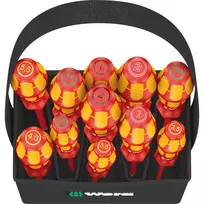 torx atsuktuvu rinkinys - Atsuktuvų komplektas Wera Kraftform 2go 100; 11 vnt. - 4 nuotrauka