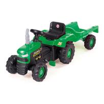 traktoriaus priekaba - DOLU pedalais minamas traktorius su priekaba, žalias (Green) - 4 nuotrauka