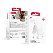 10000mah power bank - Forcell F-Energy MagStand F10K2 10000mAh, 20W, MagSafe, baltas - 4 nuotrauka
