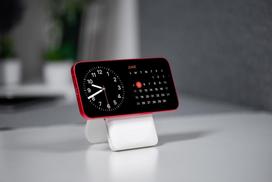 10000mah power bank - Forcell F-Energy MagStand F10K2 10000mAh, 20W, MagSafe, baltas - 6 nuotrauka