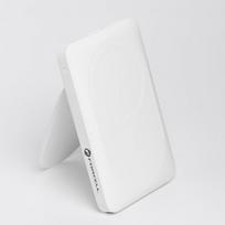 10000mah power bank - Forcell F-Energy MagStand F10K2 10000mAh, 20W, MagSafe, baltas - 7 nuotrauka